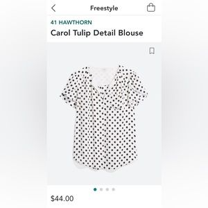 41 Hawthorn Carol Tulip blouse